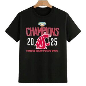 Washington State Cougars 2025 Idaho Potato Bowl Champions Unisex T-Shirt